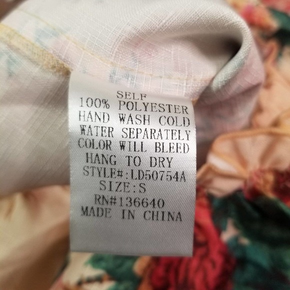 L'atiste Womens Dress 0 Beige Silk Sheath Round Striped Short Sleeve - Picture 11 of 11